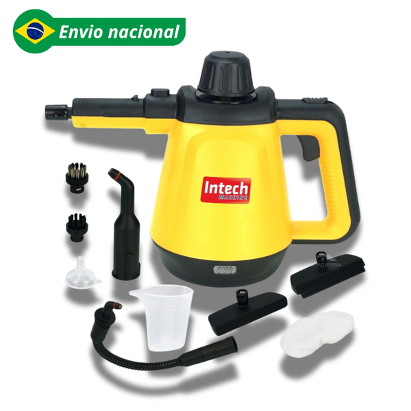 Limpador à Vapor + 9 acessórios + Brinde na sua 1ª compra