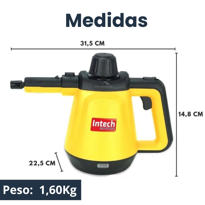 Limpador à Vapor + 9 acessórios + Brinde na sua 1ª compra