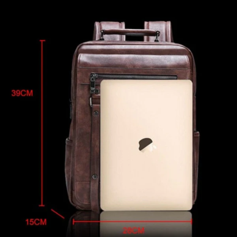 Mochila de Couro Executiva Para Notebooks