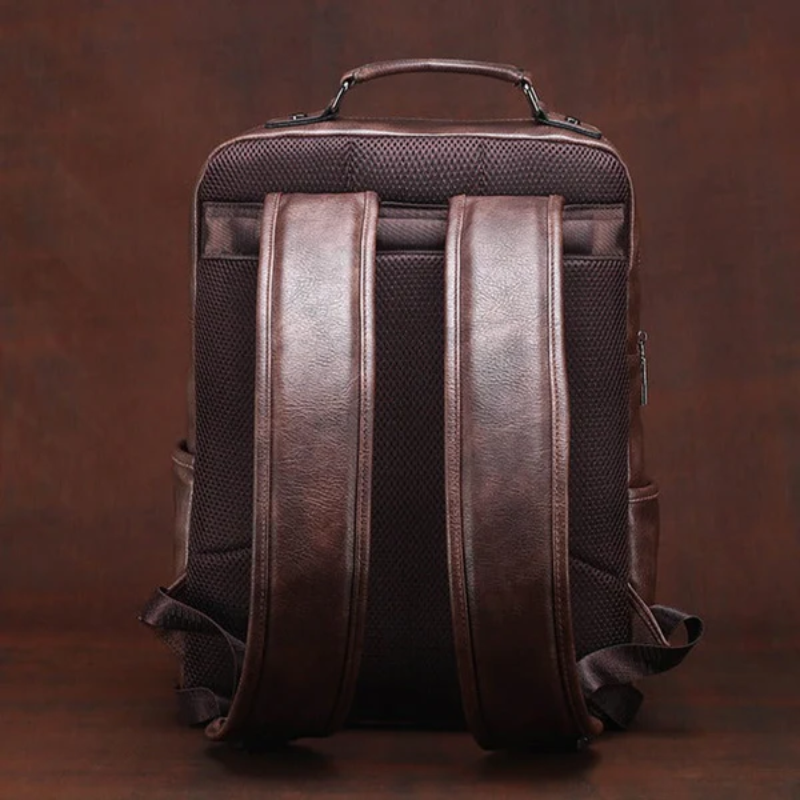 Mochila de Couro Executiva Para Notebooks