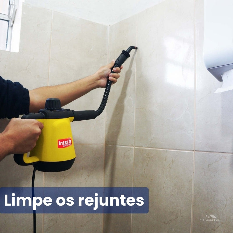 Limpador à Vapor + 9 acessórios + Brinde na sua 1ª compra